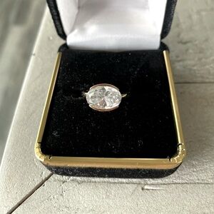 14kt rose gold solid